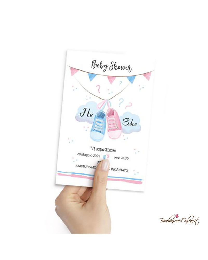 Invito Linea Baby Shower Abitini