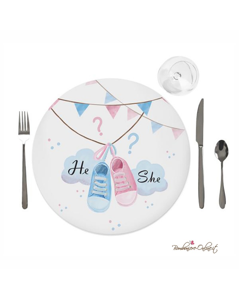 Tovaglietta Sottopiatto Linea Baby Shower Abitini