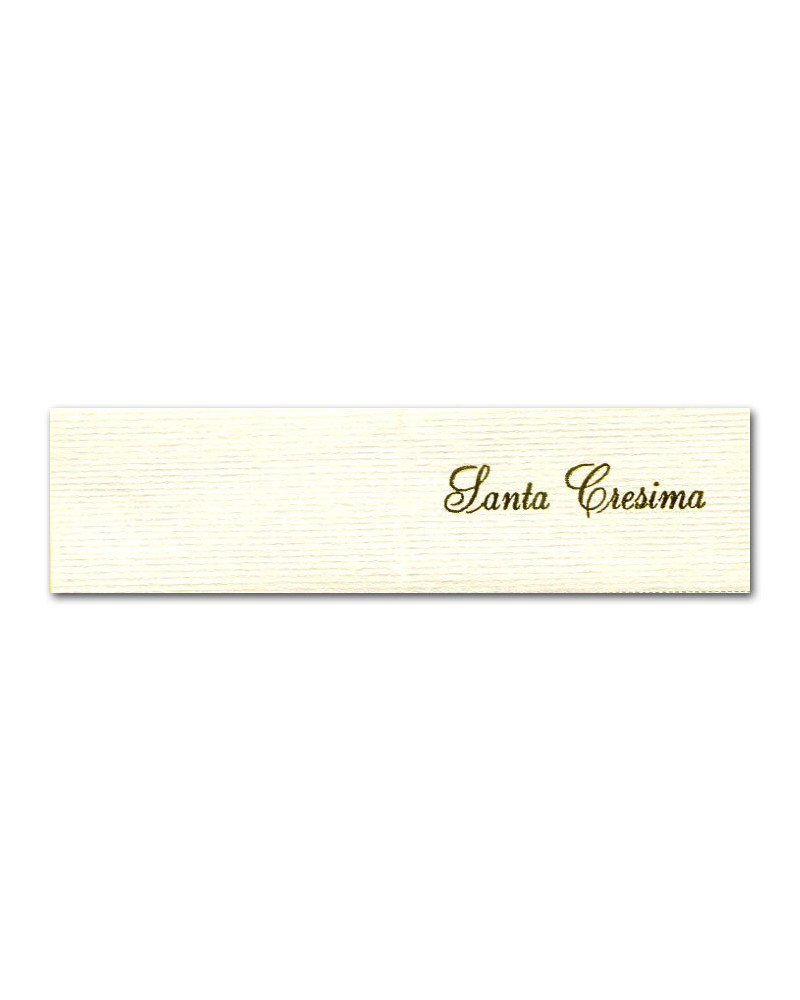 Biglietti bomboniera Santa Cresima sfondo avorio chiaro - FTC215