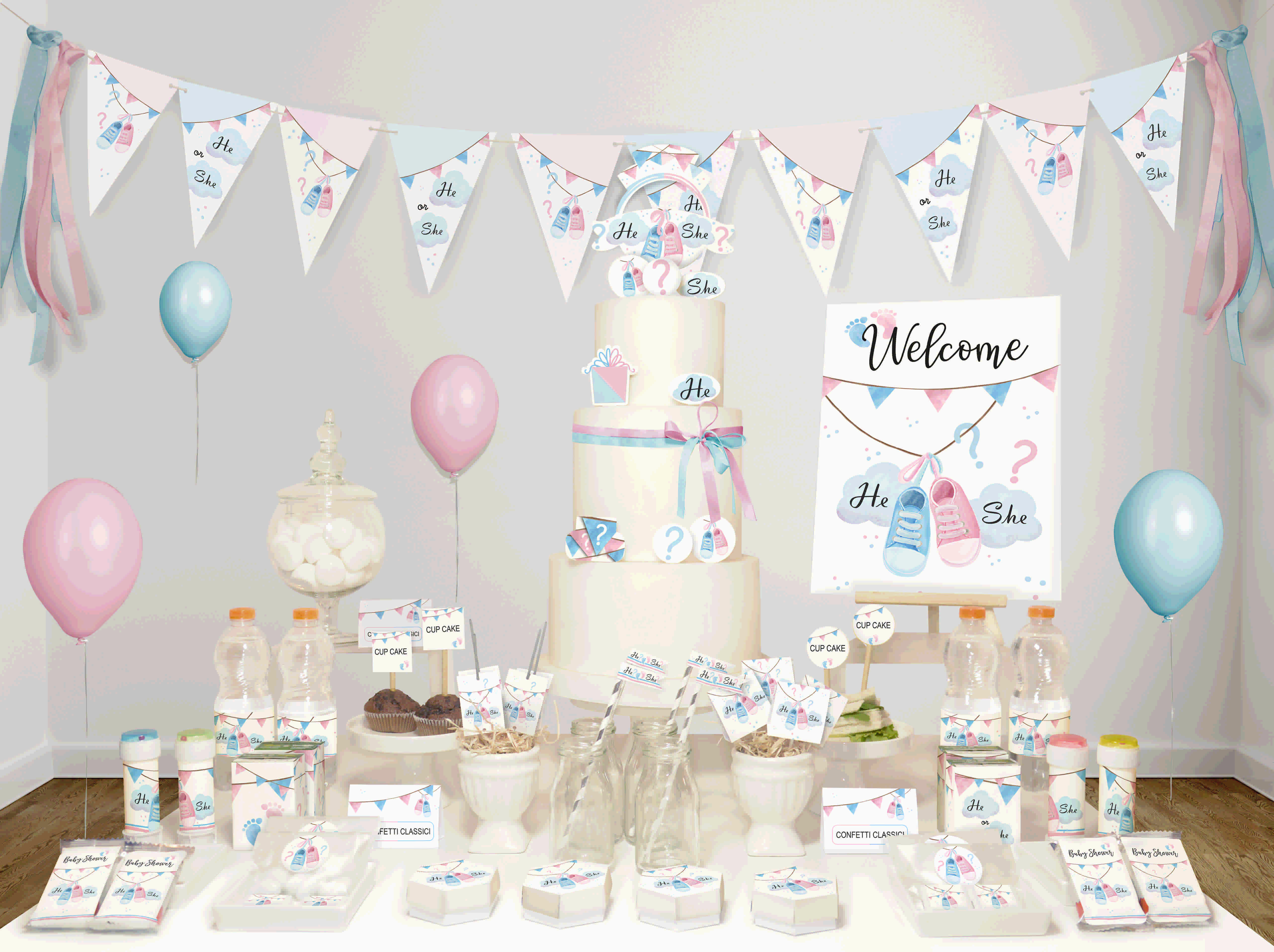 Linea Baby Shower Scarpine